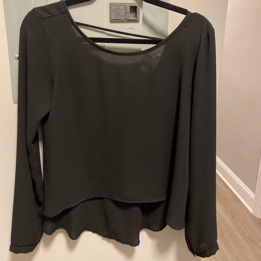 Nordstrom Scoop Back Blouse Blouse